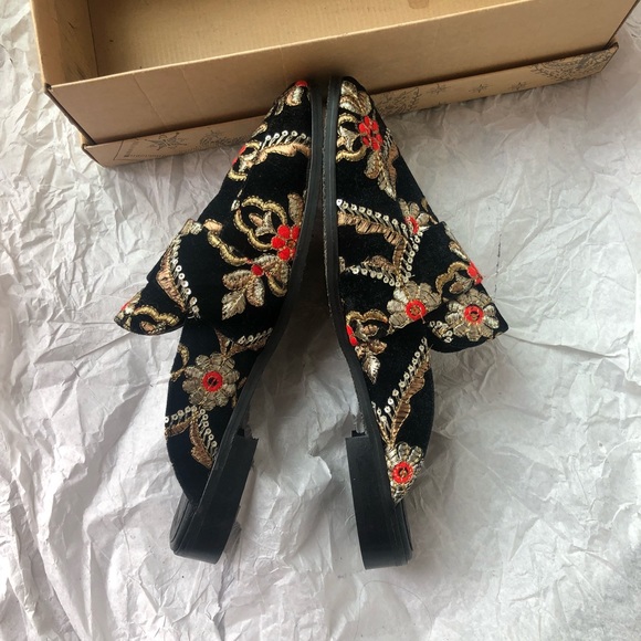 Like new Free People brocade at ease loafers - Picture 2 of 7